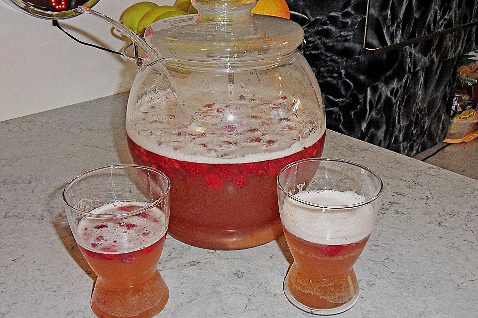 Himbeer - Weißbier - Bowle