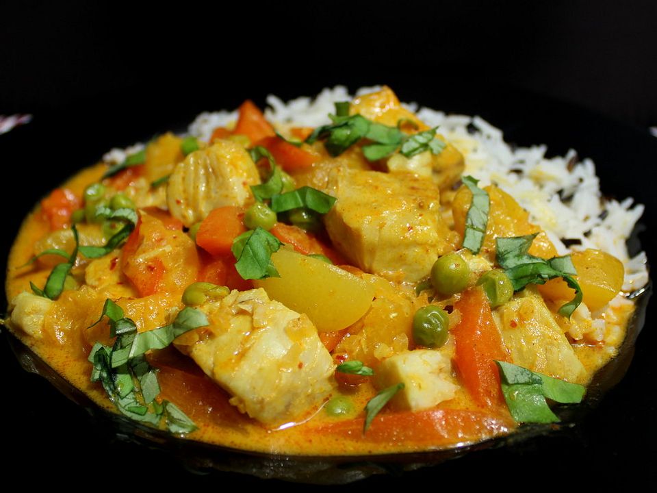 Fruchtiges Asia Fisch Curry Von Mareikaeferchen Chefkoch