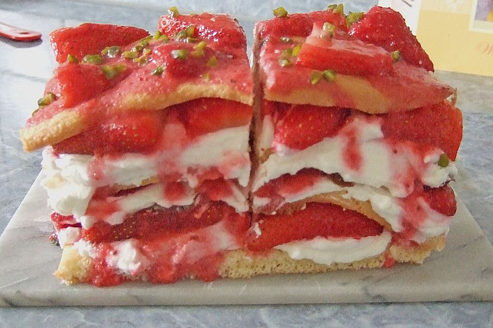 Erdbeerlasagne Erdbeerlasagne