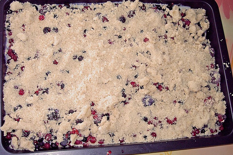 *Besonderer* Streuselkuchen mit Johannisbeeren