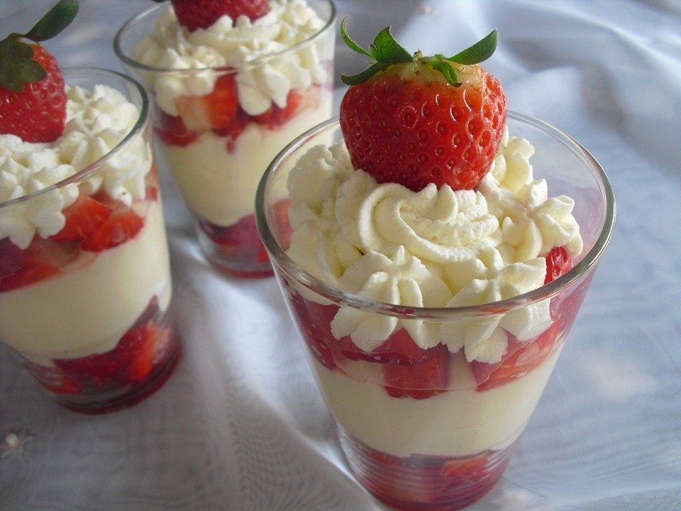 Erdbeeren mit Vanille - Quark von lilasonne| Chefkoch