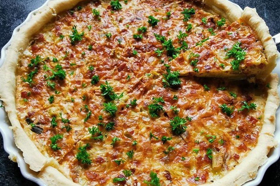 Majas Quiche Lorraine in verschiedenen Variationen