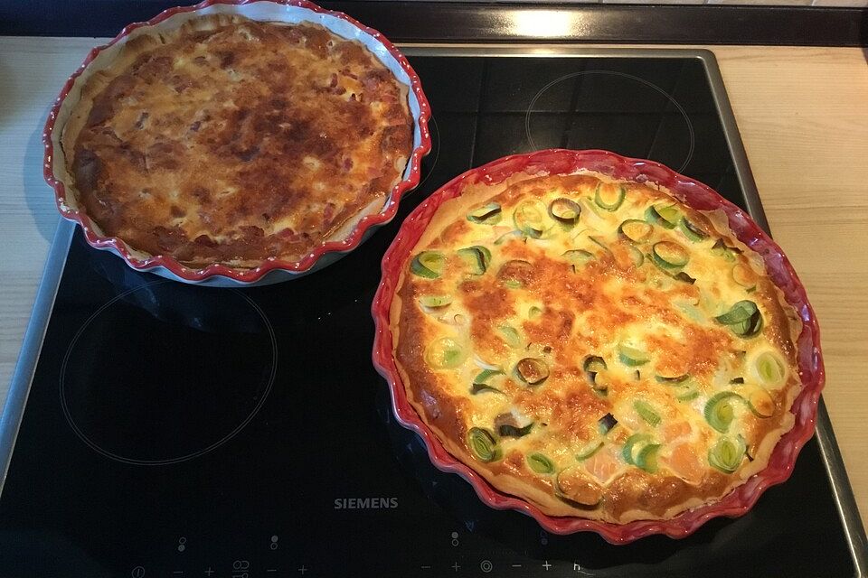 Majas Quiche Lorraine in verschiedenen Variationen