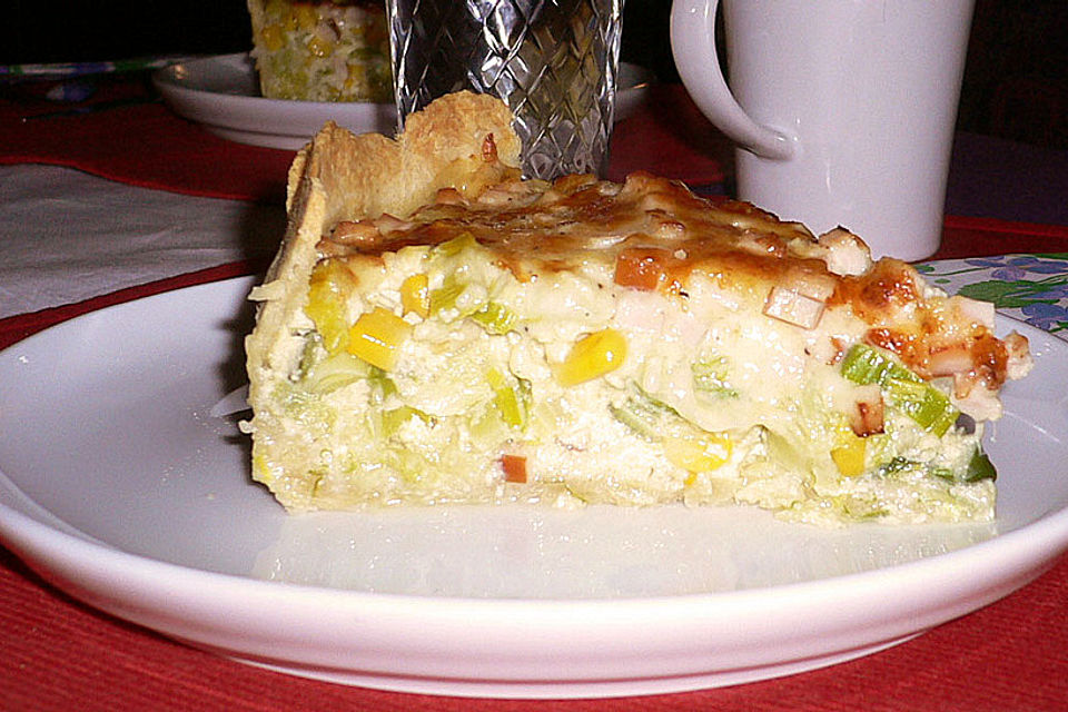 Majas Quiche Lorraine in verschiedenen Variationen