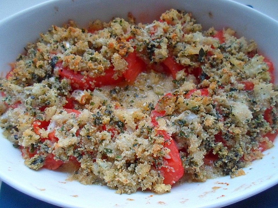 Gratinierte Tomaten mit Kräuter von wichtel| Chefkoch