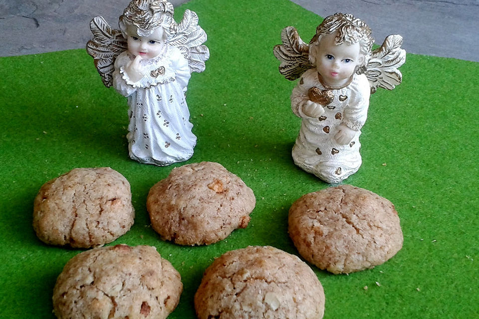 Apfel - Rum - Rosinen Cookies