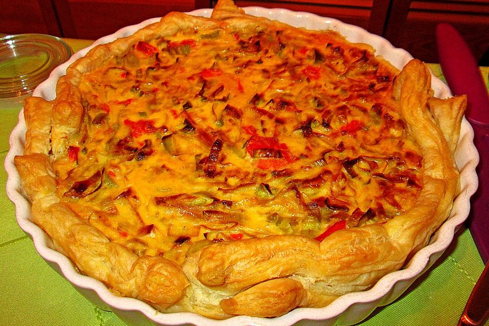 Antonias Lachs - Porree - Tarte