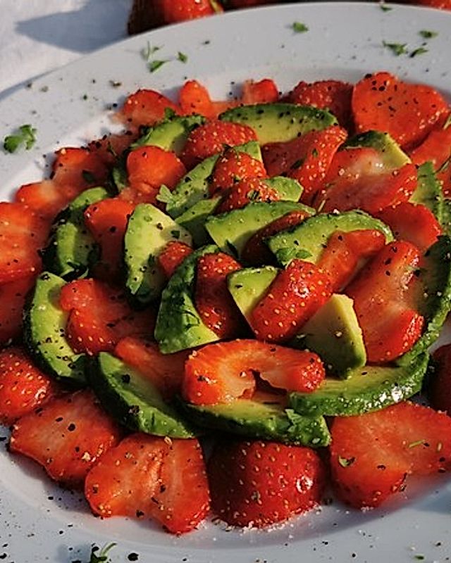Avocado - Erdbeer - Vorspeise