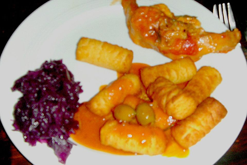Kaninchen mit Rosmarin in Weißwein Kaninchen mit Rosmarin in Weißwein