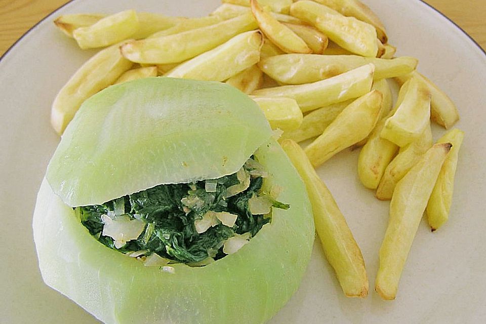 Gefüllte Kohlrabi