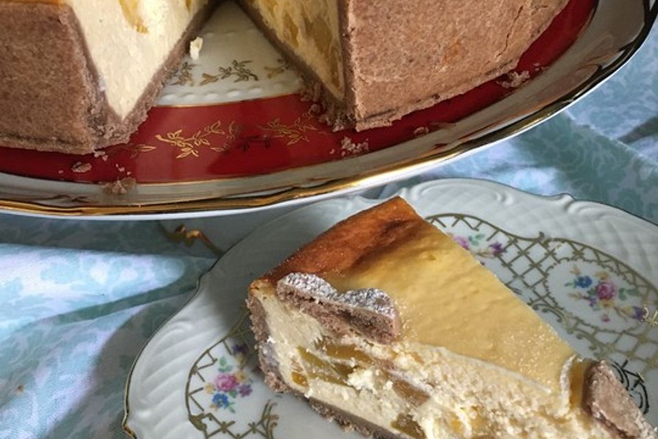 Mascarpone - Pfirsich - Zupfkuchen