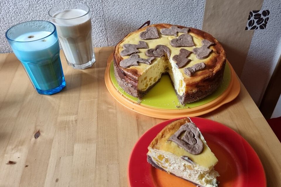 Mascarpone - Pfirsich - Zupfkuchen