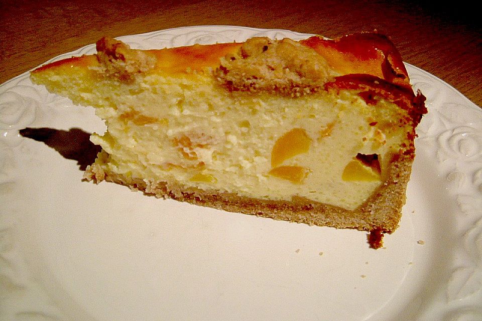 Mascarpone - Pfirsich - Zupfkuchen