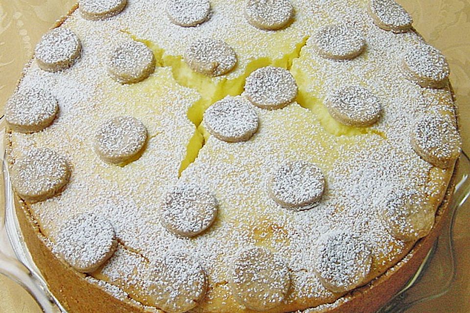 Mascarpone - Pfirsich - Zupfkuchen