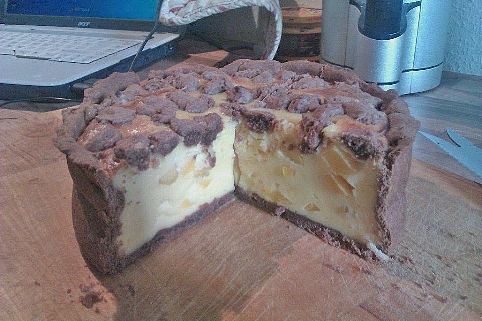 Mascarpone - Pfirsich - Zupfkuchen