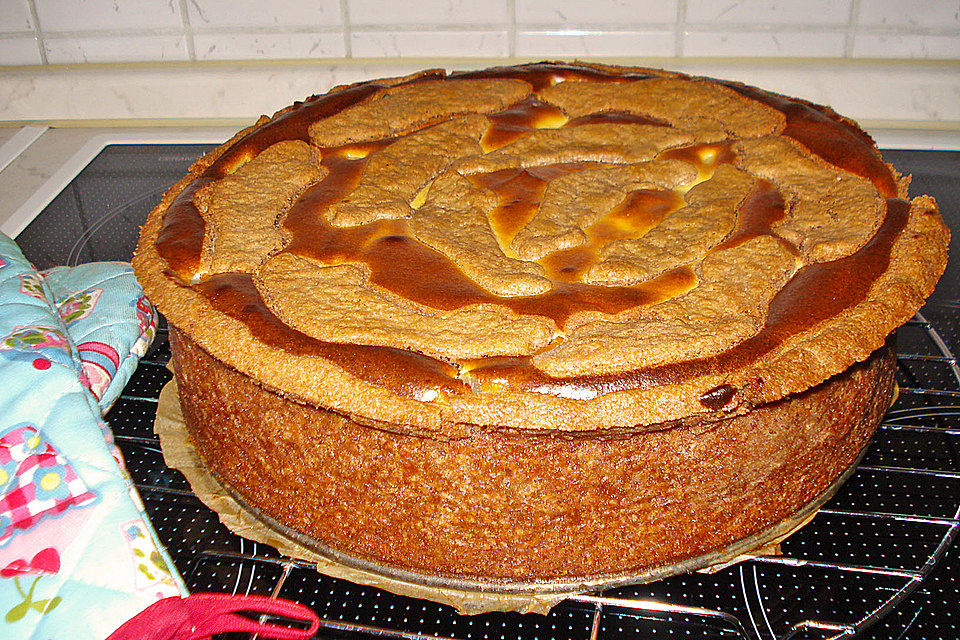 Mascarpone - Pfirsich - Zupfkuchen