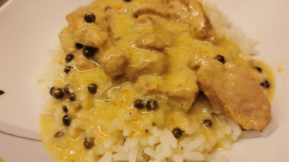 Putengeschnetzeltes in Cognac - Pfeffer - Rahm von Gabbini Putengeschnetzeltes in Cognac - Pfeffer - Rahm von Gabbini