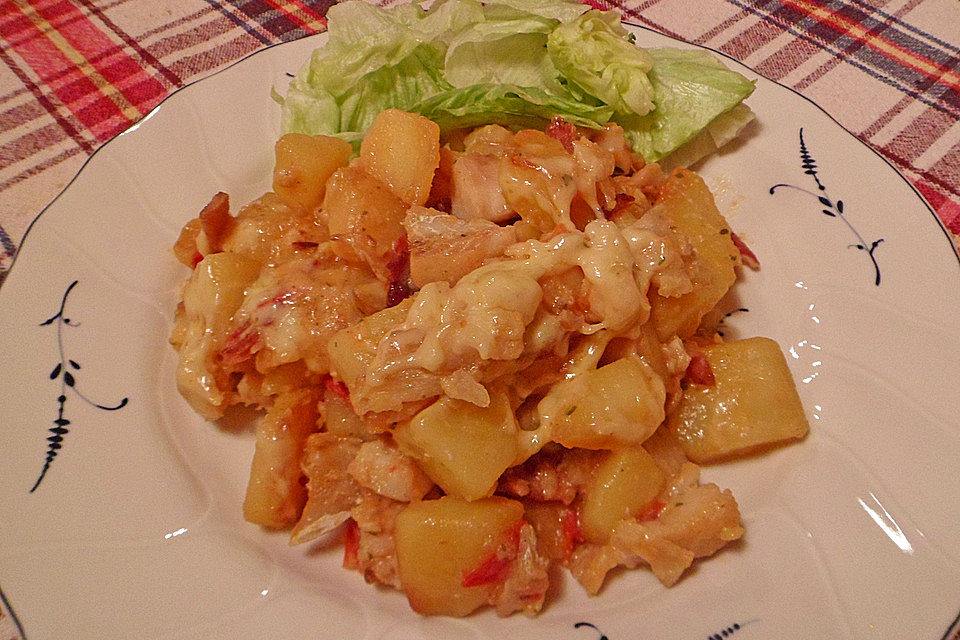 Spanische Fischpfanne