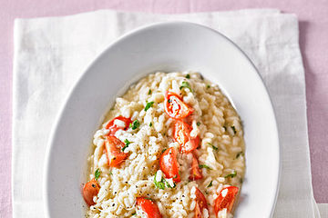 Tomaten-Mozzarella-Risotto