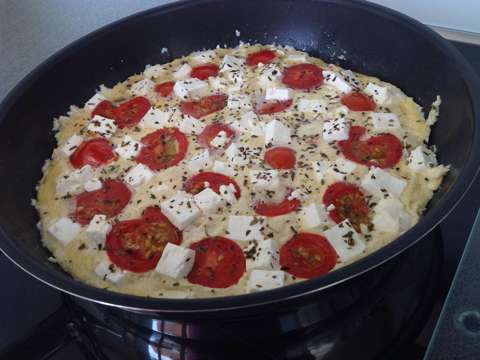 Tomaten - Feta - Omelett von Martina231085 | Chefkoch