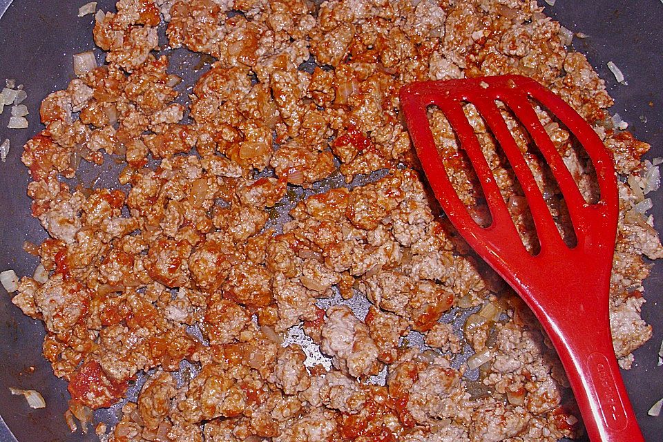 Tomatenreis mit Hackfleisch