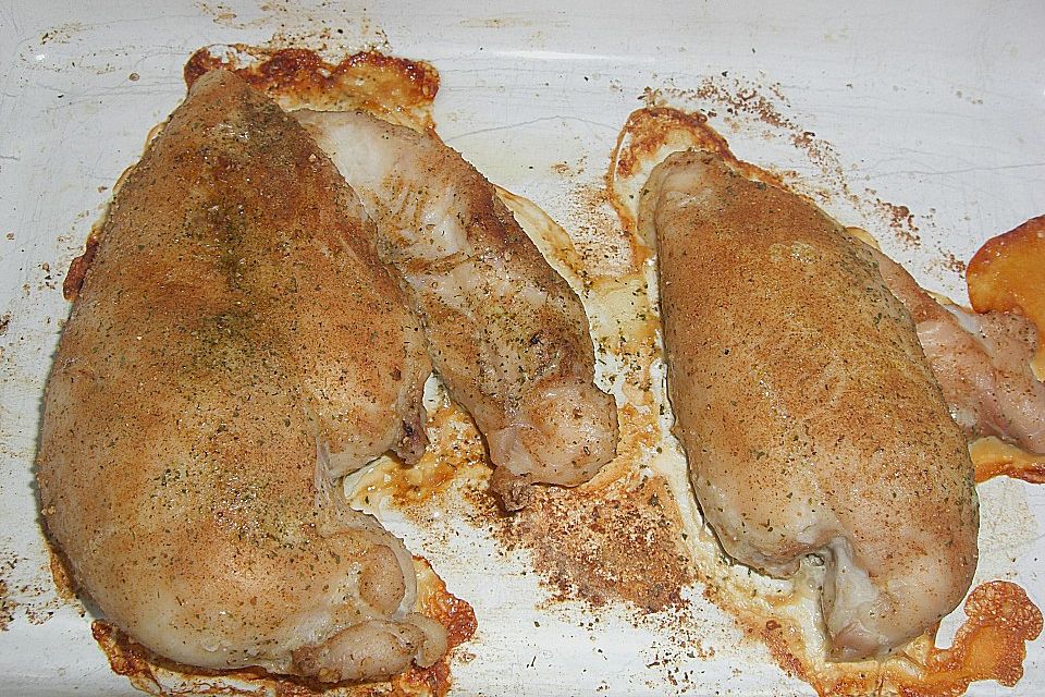 'Ab in den Backofen' - Hühnchen