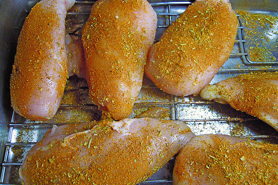 'Ab in den Backofen' - Hühnchen