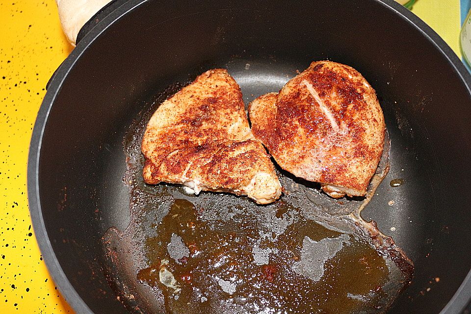 'Ab in den Backofen' - Hühnchen