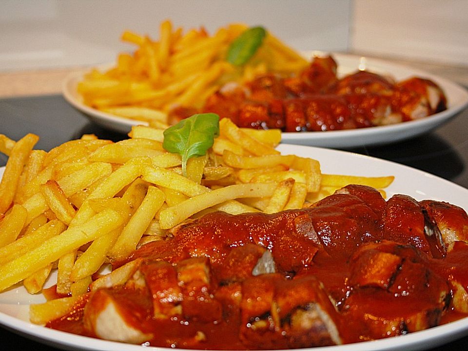 Currywurst mit Pommes von Scansano| Chefkoch