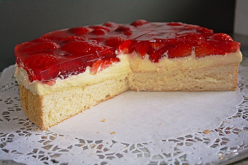 Erdbeerkuchen