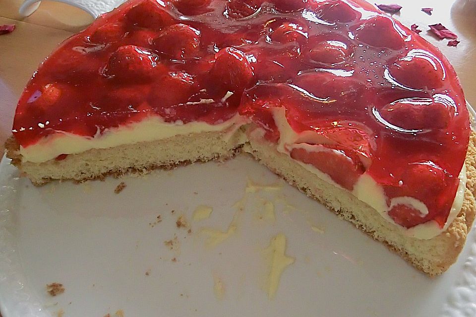 Erdbeerkuchen