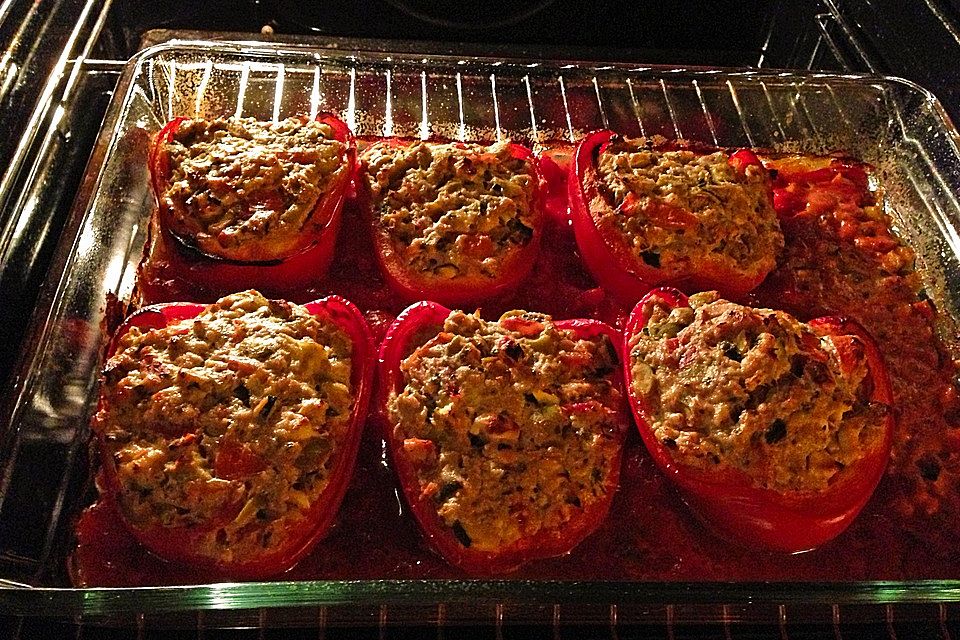 Gefüllte Paprika vom Creativkoch Gefüllte Paprika vom Creativkoch