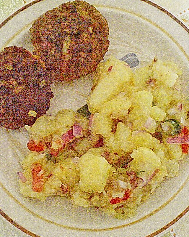 Schnelle Kartoffeln mit Gurkensalat