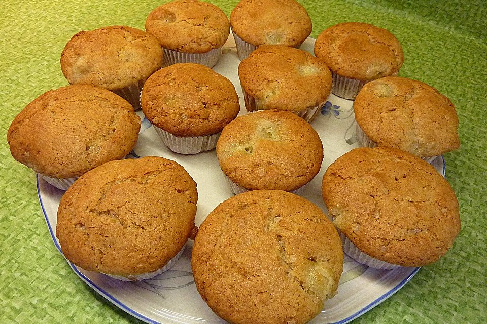 Stachelbeer - Marzipan - Muffins