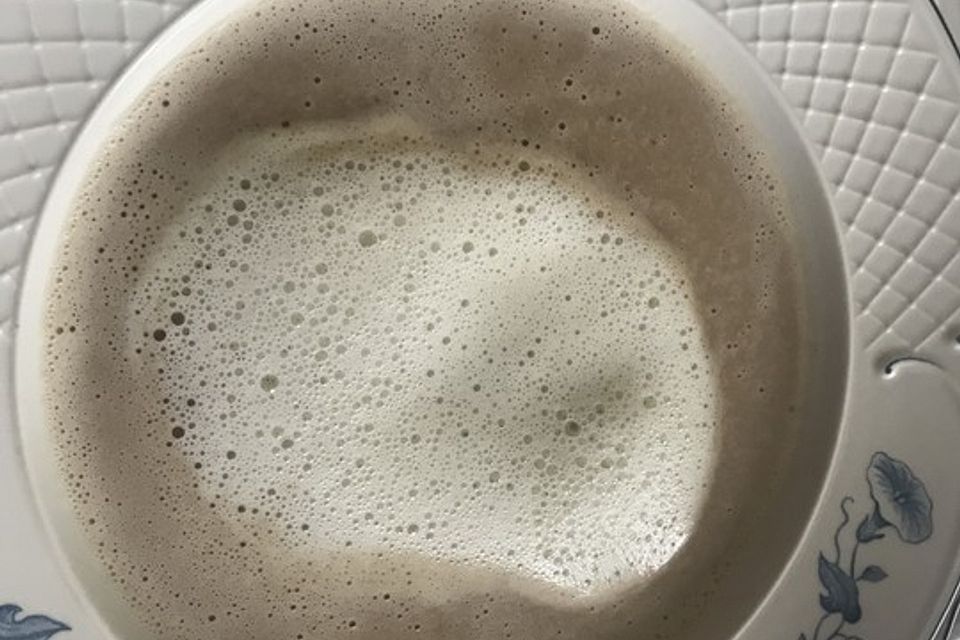 Cappuccino von der Maroni mit Trüffelschaum