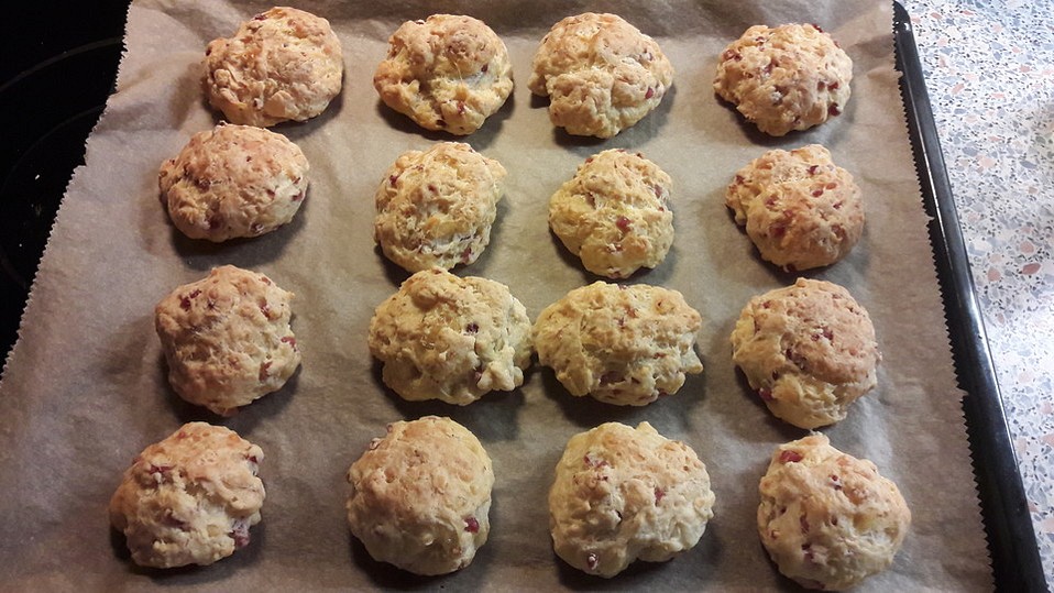 Pizzabrötchen ohne Hefe von Yellwowflow