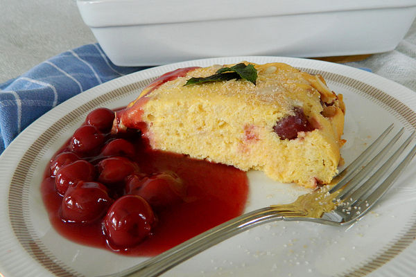 Polenta - Quark - Auflauf mit Kirschen von katzemurna | Chefkoch