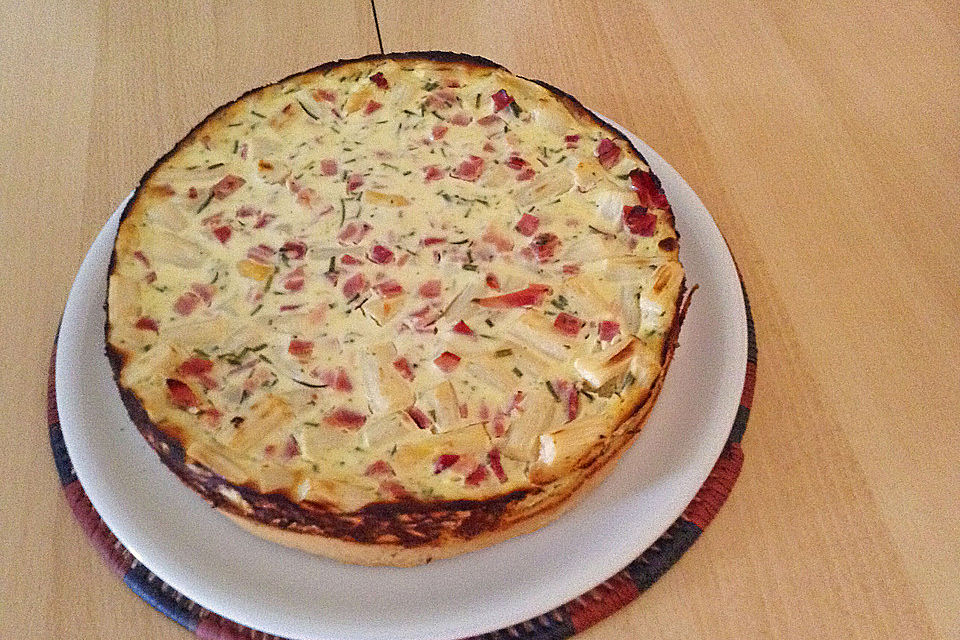 Spargel - Quiche