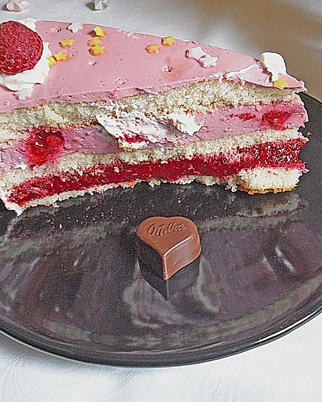 Erdbeer - Quark - Torte