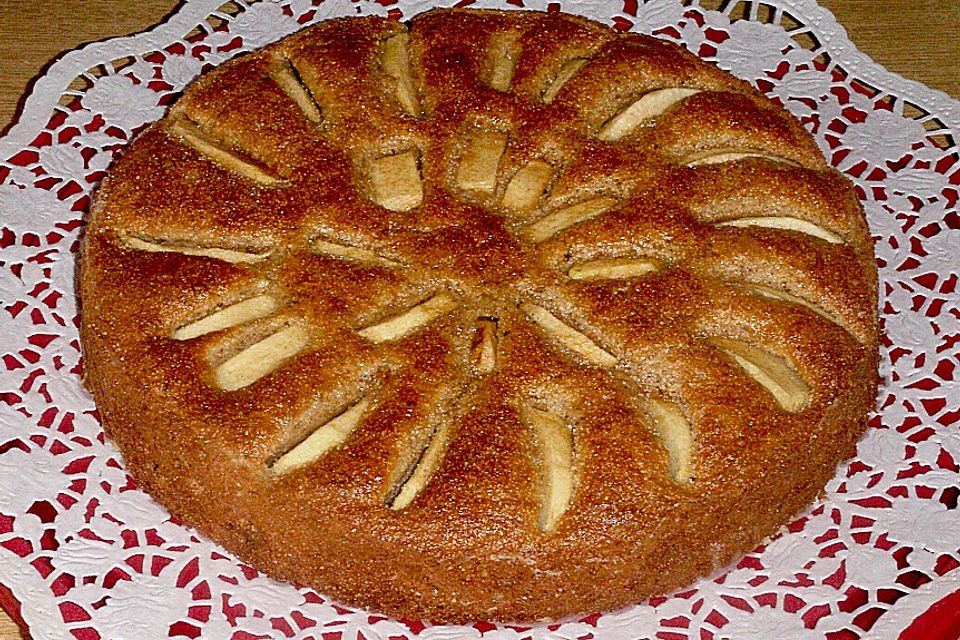 Apfel - Grieß - Kuchen