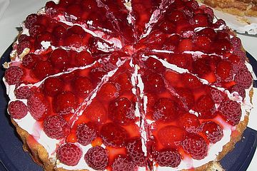 Himbeer - Sahne - Torte