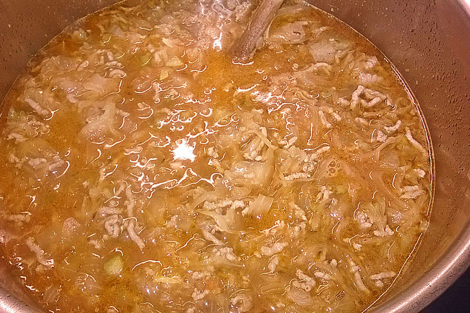 Elsässer Hackfleischsuppe Elsässer Hackfleischsuppe