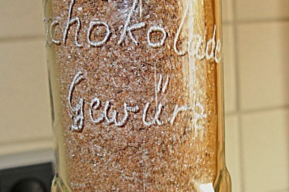 Schokoladen - Gewürz Schokoladen - Gewürz