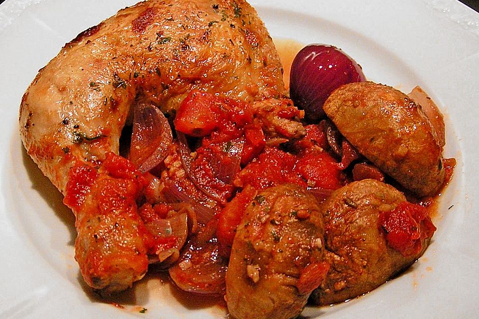 Coquelet sauté Provençal