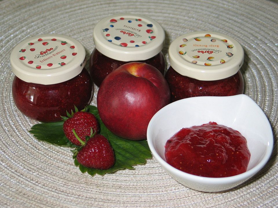 Vanille - Erdbeer - Nektarinen - Marmelade von belchenmädel| Chefkoch