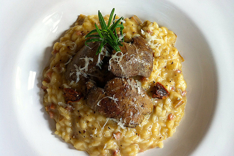 Risotto mit Hähnchenleber a la Marlene