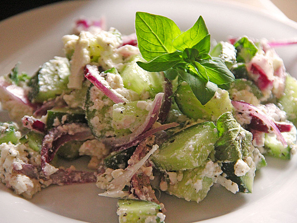 Gurken - Feta - Salat von lobloch4| Chefkoch