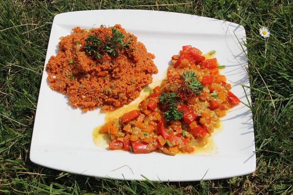 Pikanter Tomaten - Couscous