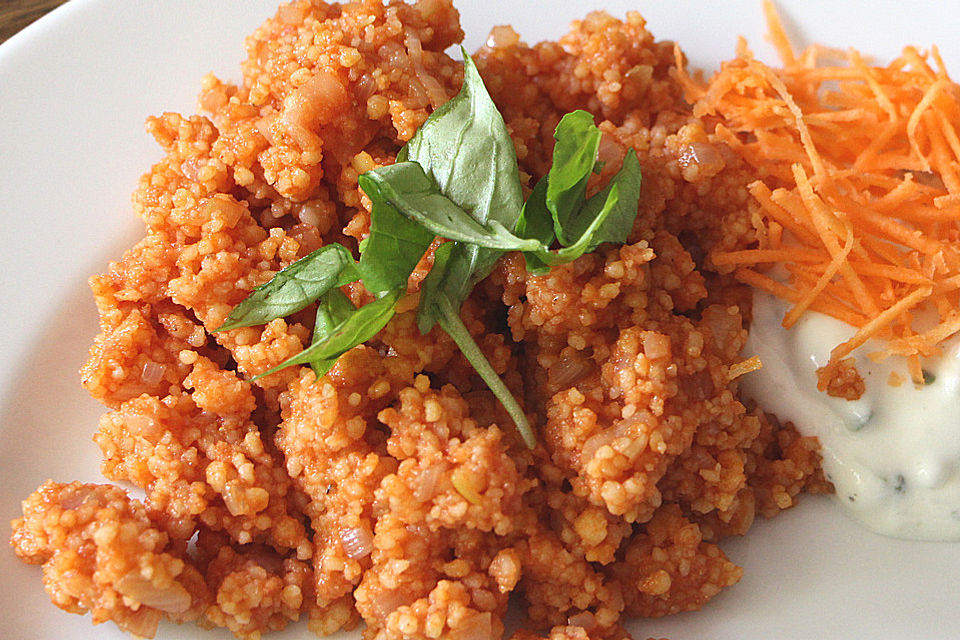 Pikanter Tomaten - Couscous