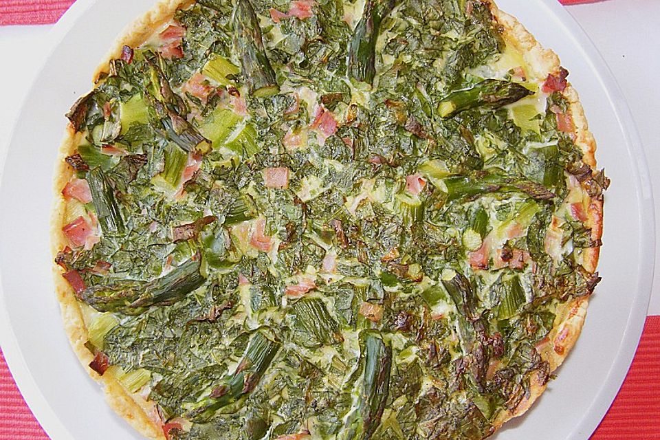 Spargelquiche